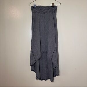 Xhilaration Black and White High-Low Skirt